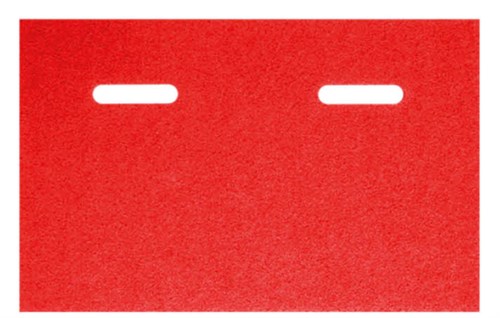 Red Buff Rectangle pad,